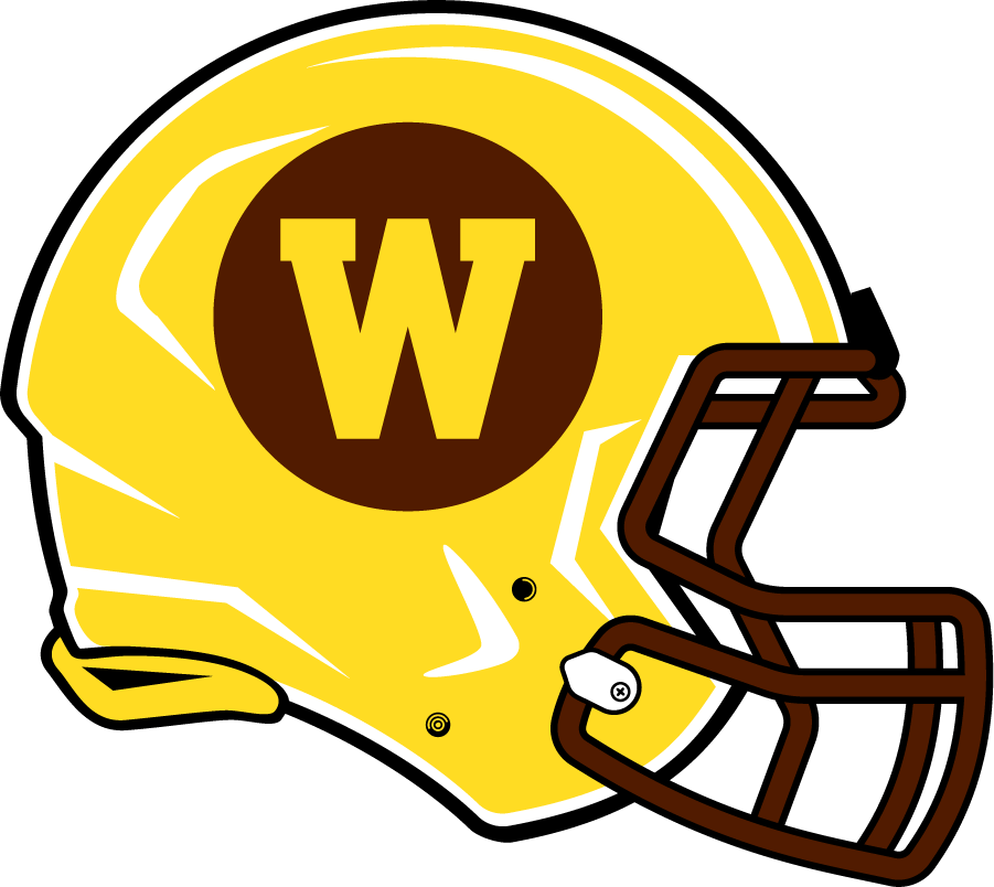Western Michigan Broncos 2021-Pres Helmet Logo v2 DIY iron on transfer (heat transfer)